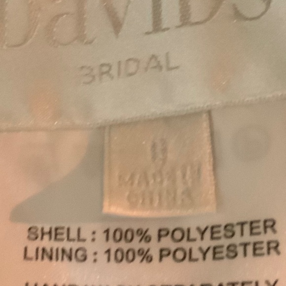 David’s Bridal jade green strapless satin mini Sz 8 pleated bodice skirt lined - Picture 7 of 7